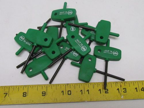 Wiha 365/t15 36530 wing style handle torx wrench t15x45mm lot of 13 for sale