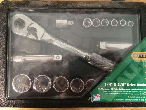 Allen 17 piece sae 1/4 and 3/8 drive tool set!  lifetime warranty!  new!!! for sale