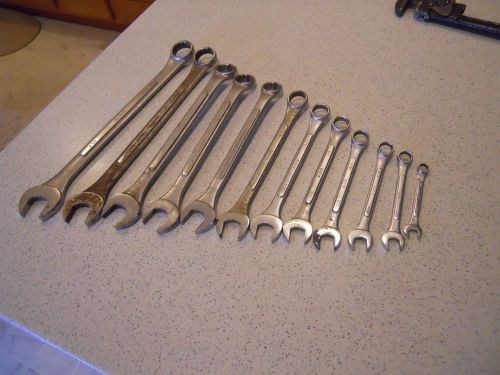 Vintage , 12 wrench&#039;s  aigo forged alloy steel wrench&#039;s made in japan for sale