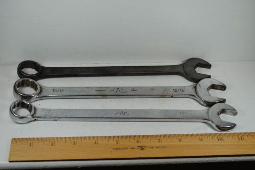 3 Mac Combination Wrenches