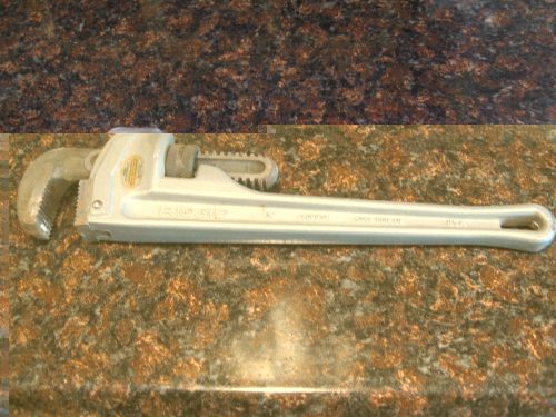 Ridgid  model  14&#034; aluminum pipe wrench - new - made in usa for sale