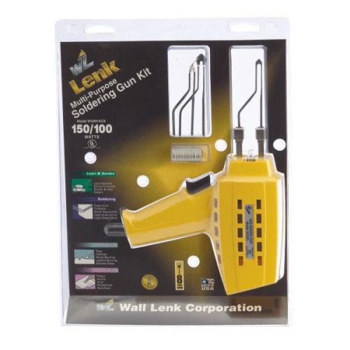 Wall lenk corp wg991k medium duty soldering gun kit-150w soldering kit for sale