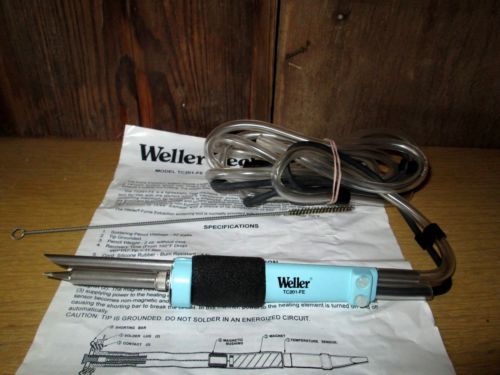 New weller soldering iron pencil model tc201-fe with fume extraction for wtcps for sale