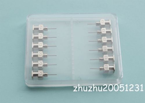 1/4&#034;  23g 24pcs  blunt stainless steel dispensing syringe needle tips for sale