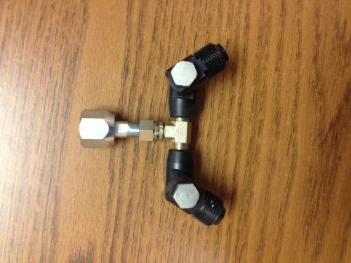 Airless Spray Dual Nozzle adaptor aka double header two swiveling tips