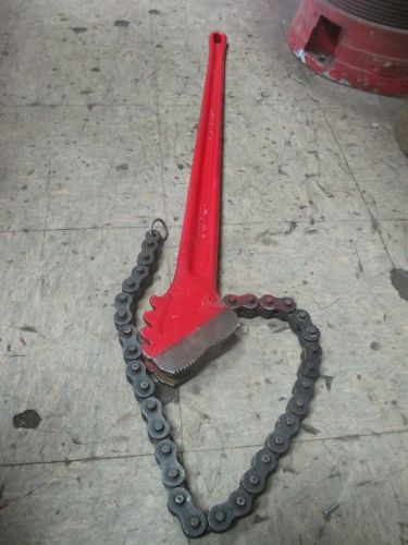 Ridgid 36&#034; chain wrench  5&#034; pipe capacity for sale