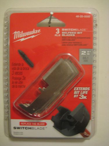Milwaukee switchblade 2 9/16 inch selfeed bit blades