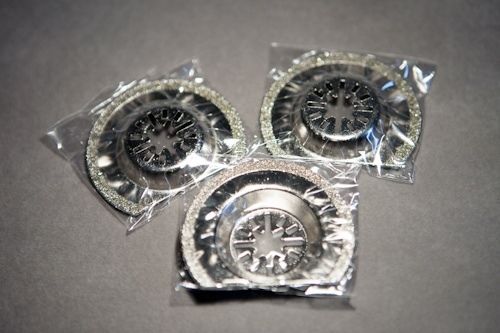 3 PACK Diamond Coated Segment Saw Blades Round Rasp -Fein Worx Ryobi Oscillating