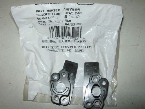 Homelite john deere green machine heat dam 98768 a  2 each for sale