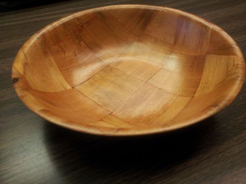 8&#034; WOODWEAVE SALAD OR SERVING 15oz BOWL (( SIX PER BOX ))