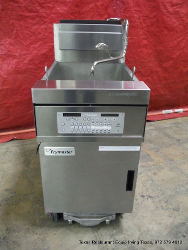 New frymaster gas digital deep fryer with filtration system, mfg in 2014 for sale