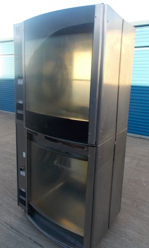 HOBART HR7 (HR7E) DOUBLE ROTISSERIE OVEN 3 PHASE open both sides