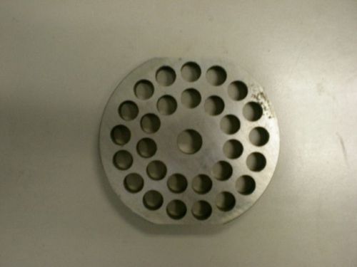 New 822gp meat grinder plate  hub #22  3/8&#034; holes for sale