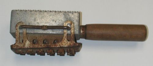 Antiwue Meat Tenderizer All Metal With Wood Handle