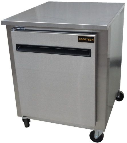 Cooltech 1-door low boy worktop undercounter cooler refrigerator 27&#034; for sale
