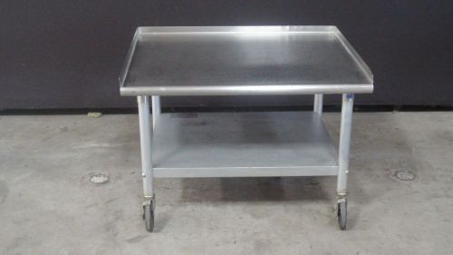 36&#034; stainless steel equipment stand with casters for sale