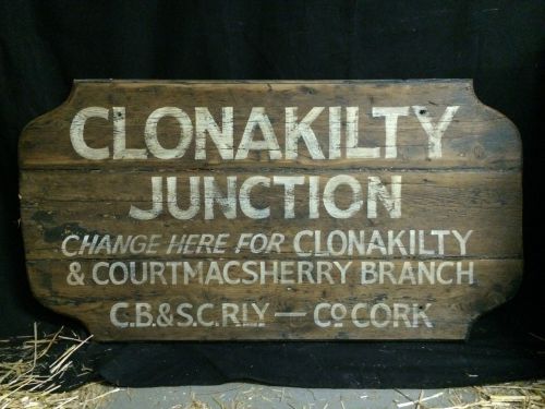 Large Railway Road Train Bridge Sign Clonakilty, Co Cork, Ireland