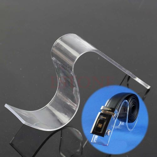 Hot Selling Acrylic Transparency Belt Display Stand Rack Shelf New