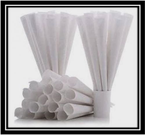 Professional cotton candy cone - pack of 100 triple strength handle end 6005 new for sale