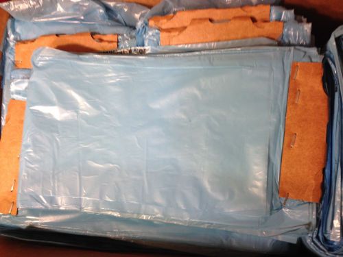 Lot of 2200 Poly Newspaper Delivery Bags Blue 5.5 X 19 6.5 x 21