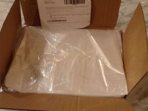 1000 9&#034;x12&#034; clear poly bags 1 mil lay flat open top plastic baggies case carton for sale