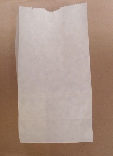 1LB WHITE PAPER GROCERY 250 SHOPPING MERCHANDISE BAGS 3x2x6 NEW