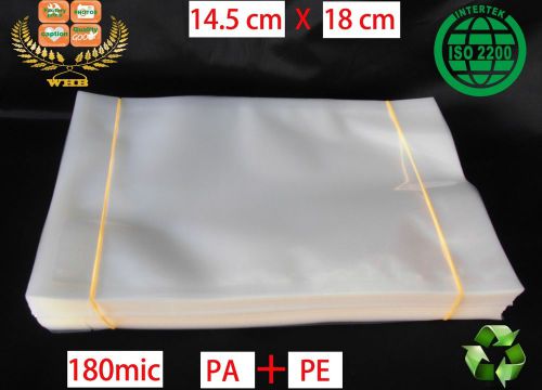 55 WHB 14.5x18cm 180 mic or 7 mil PA+PE clear bags Slide unsealed packing bags