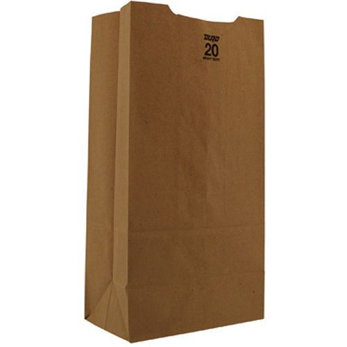 General 20# Paper Bag, Heavy-Duty, Brown Kraft,8-1/4 x 5-5/15 x 16-1/8,