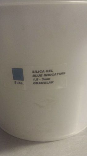5LBS BLUE INDICATING SILICA GEL DESICCANT LOOSE / BULK LIMITED TIME SALE CHEAP!!