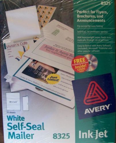 Avery 8325 Self-Seal Mailer - Flyer - Business Brochure - Factory Sealed