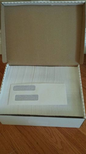 500 Quickbooks Double Window Security Check Envelopes 3-5/8x8-3/4