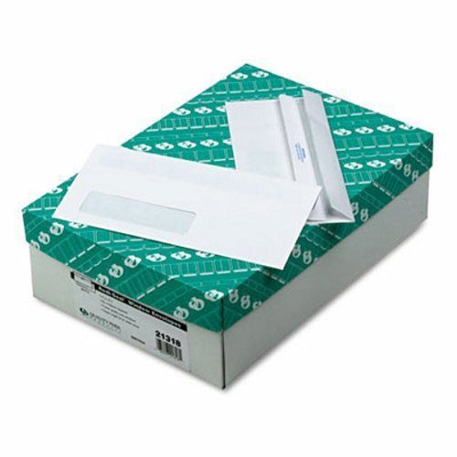 Quality Park Redi-Seal Window Envelope, Contemporary, White, 500/Box (QUA21318)