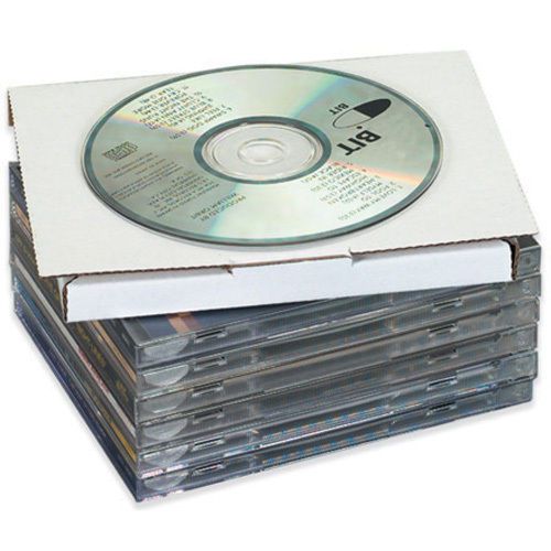 50 Single Uline CD Mailer Boxes  5 5/8 x 5 x 7/16&#034;