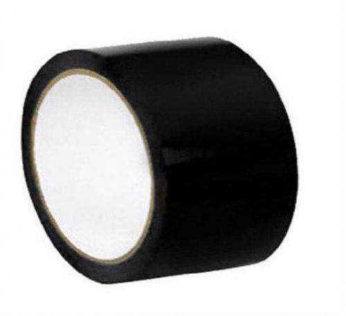 36 roll black carton sealing packing tape 2&#034; x 110 yard 2 mil -overstock items for sale