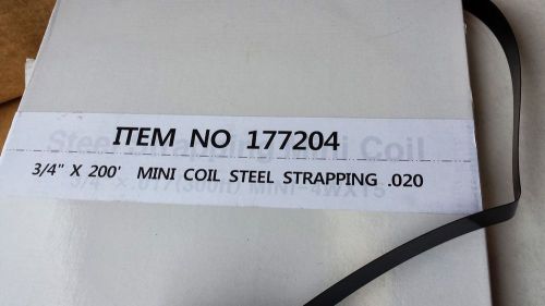 10,000 Ft 3/4&#034; Steel Strapping (50 coils 3/4&#034;x200 feet each) New