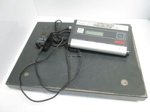 Ohaus ds20l industrial package scale, 220 lbs capacity x 0.1 lbs, 20.5&#034;x15.5&#034; for sale