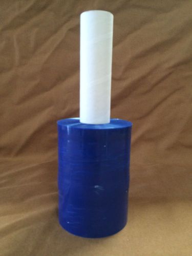 1 roll blue stretch plastic wrap 5&#034; x 1000&#039; x 80ga stretch wrap / stretch film for sale