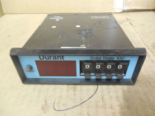 Durant Solid State Counter 55100-400 55100400 Used