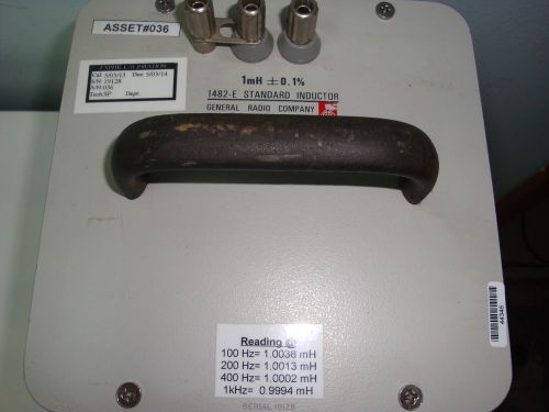 General Radio 1482-E Standard Inductor
