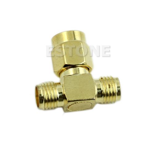 Sell Good Adapter SMA RF Male to Dual Female Coaxial Connector