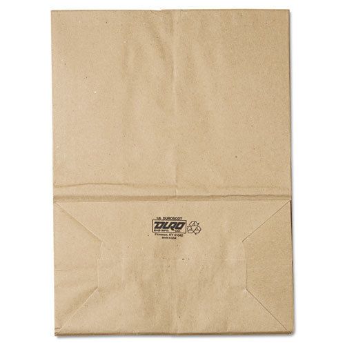 General 57# Paper Grocery Bags, 57# Kraft, Brown, 12 x 7 x 17, 500/Bundle