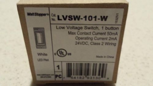 Watt stopper lvsw-101-w digital wall switch for sale