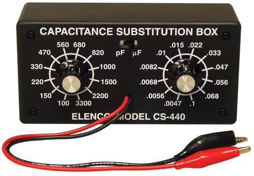 CAPACITOR SUBSTITUTION BOX  NEW
