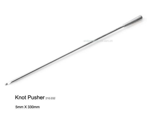 Stainless Steel New Knot Pusher 5X330mm Laparoscopy