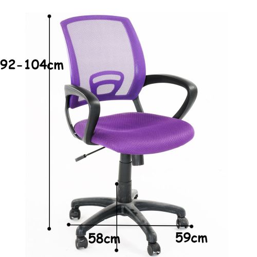 Kite  simple purple office chair purpleoffice/computer chair for sale