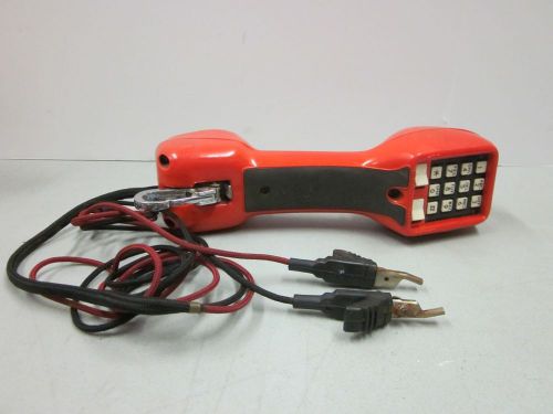 Harris Dracon Division TS-21 Telephone Line Test Set Butt Set Touchtone Dial