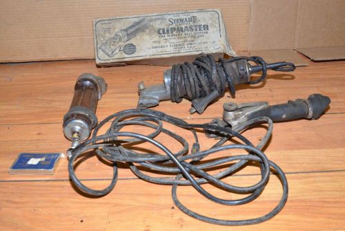 3 vintage Stewart clip master electric model 51-1 &amp; more horse sheep shear tools