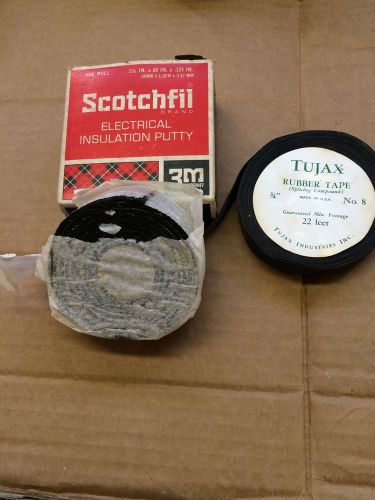 Scotchfil Electrical Insulation Putty And Tujax Rubber Tape