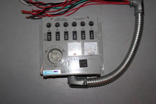 Connecticut electric emergency generator transfer switch 6 circuit 5000 w for sale