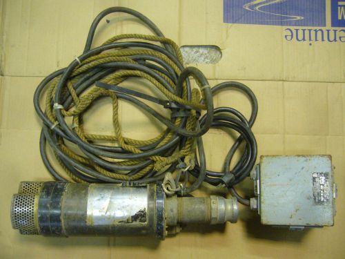 Prosser Submersible Dewatering Pump 1 HP model 9-01311-28FK 115 volt 12 AMPS
